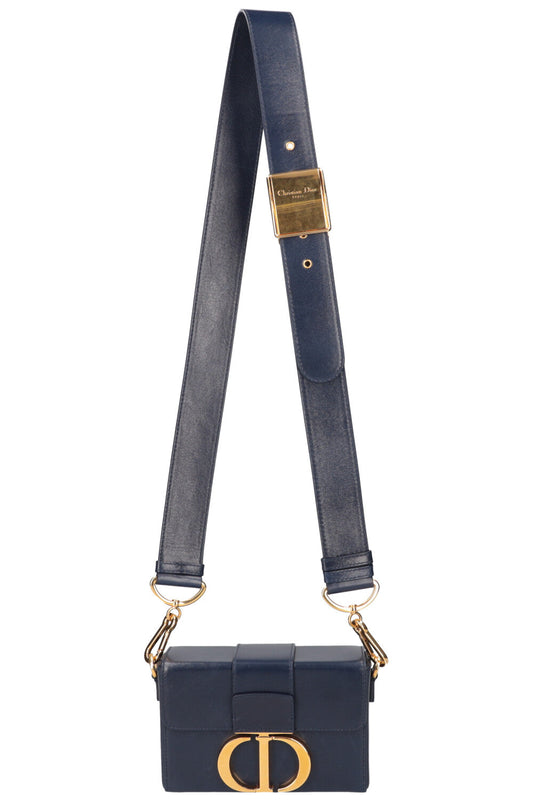 Christian Dior 30 Montaigne Box Bag Navyblue Rovelle Bags