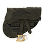 Christian Dior Canvas Embroidered Camouflage Saddle Belt Bag Green Rovelle Bags