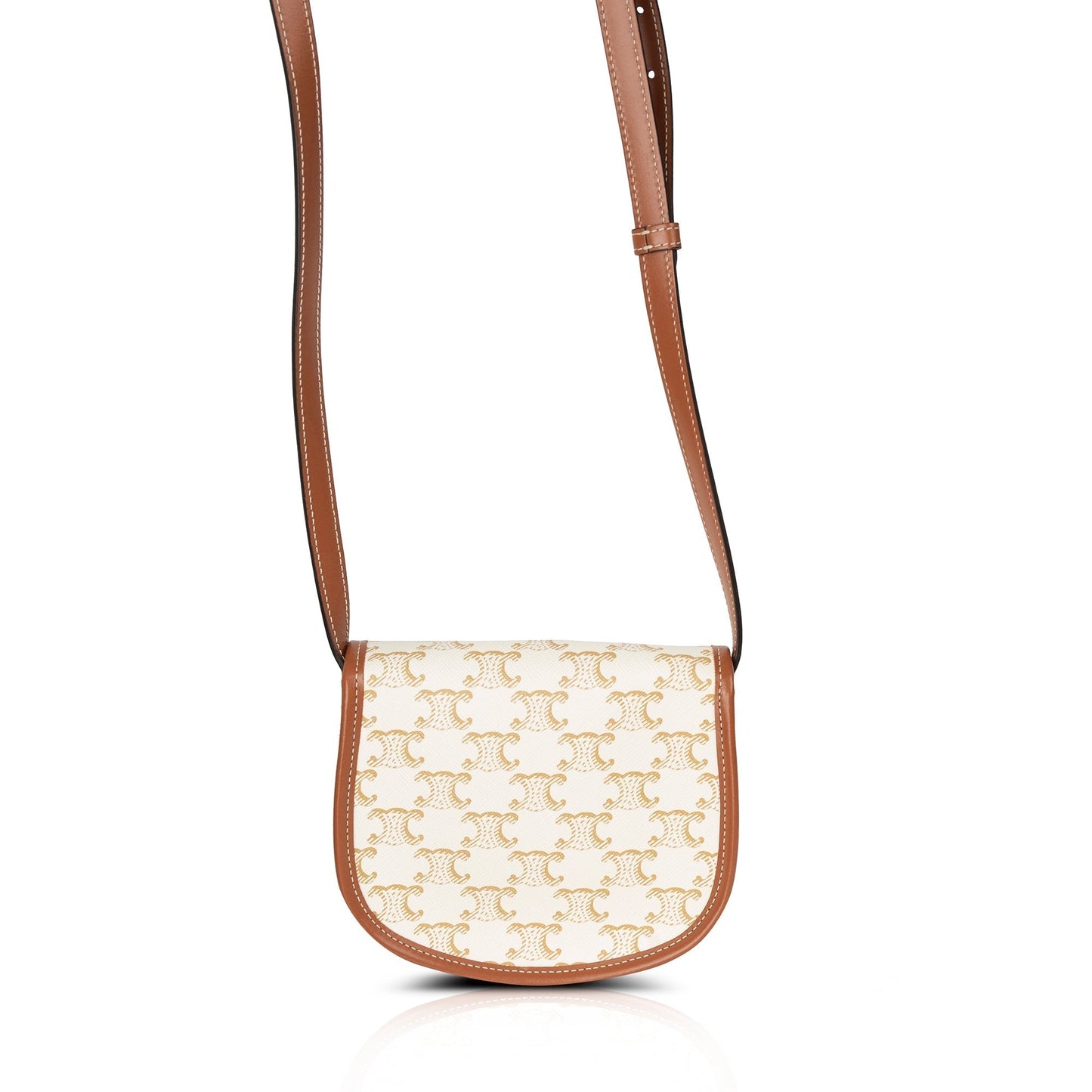 Celine 2021 Triomphe Canvas Mini Besace Crossbody Bag