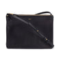 Celine Black Calfskin Leather Large Trio Crossbody Bag