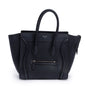 Celine Black Calfskin Leather Micro Luggage Tote