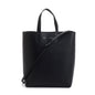 Celine Small Black Grained Calfskin Leather Vertical Cabas Tote