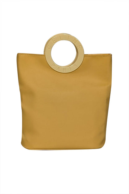 Luxury CELINE - Yellow "O" Ring Handle Mini Bag