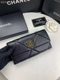 Chanel 19 Long Flap Bi Fold Wallet