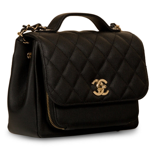 Chanel Timeless Caviar Black Shoulder Bag Caviar Rovelle Bags