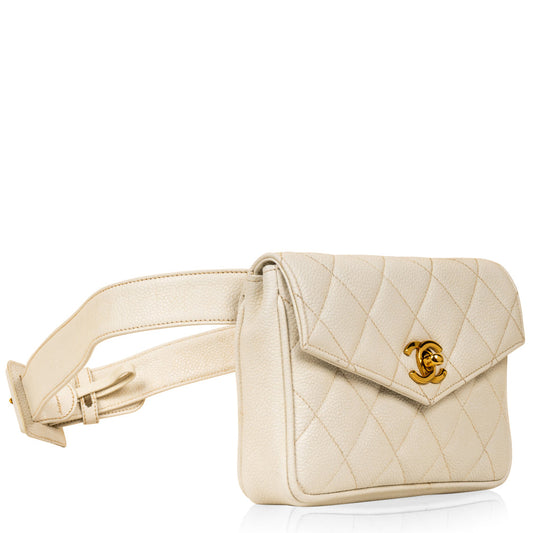Chanel Luxury Lambskin Gold Handbag Style 7 Rovelle Bags