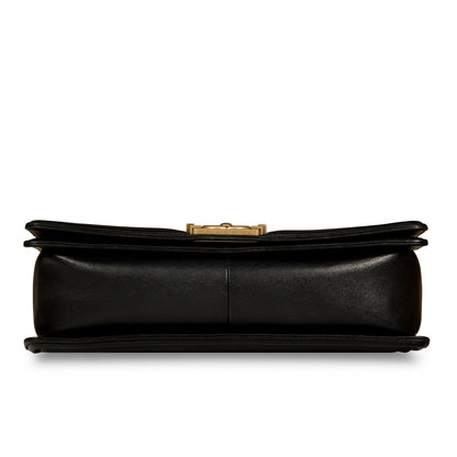 Chanel Boy Bag Lambskin Black Shoulder Bag Style 5 Rovelle Bags