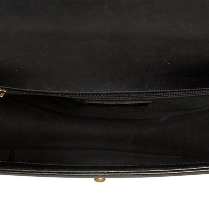 Chanel Boy Bag Lambskin Black Shoulder Bag Style 5 Rovelle Bags