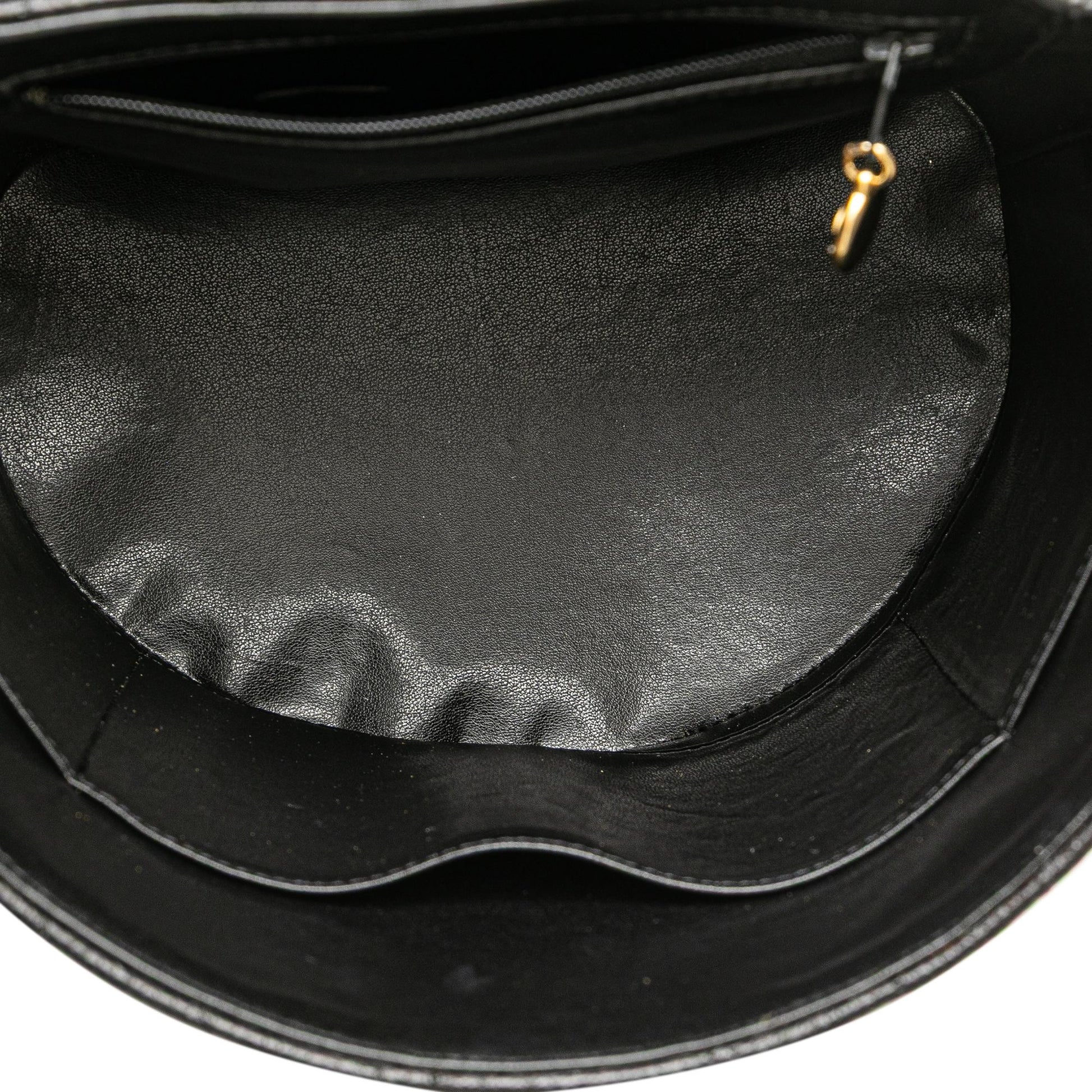 Chanel Cc Chevron Caviar Turnlock Vanity Bag Rovelle Bags
