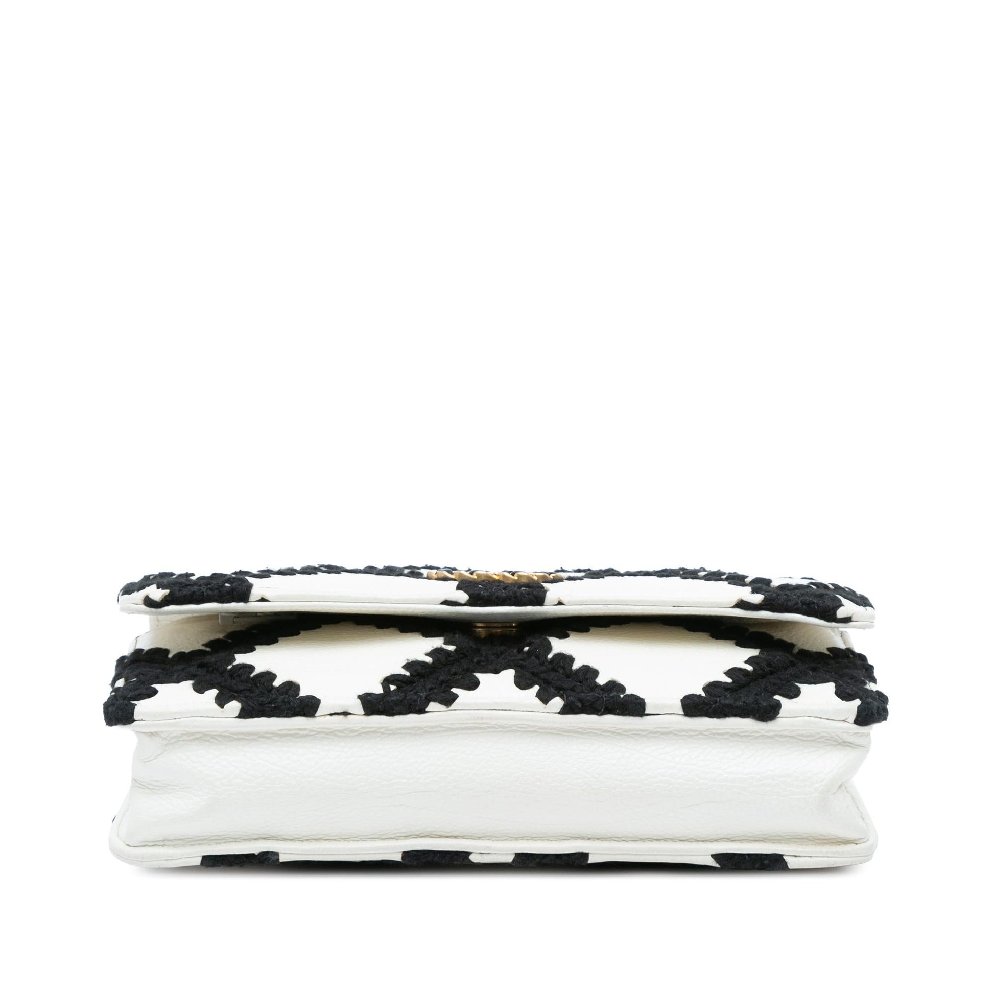 Chanel Calfskin Crochet 19 Wallet On Chain Rovelle Bags