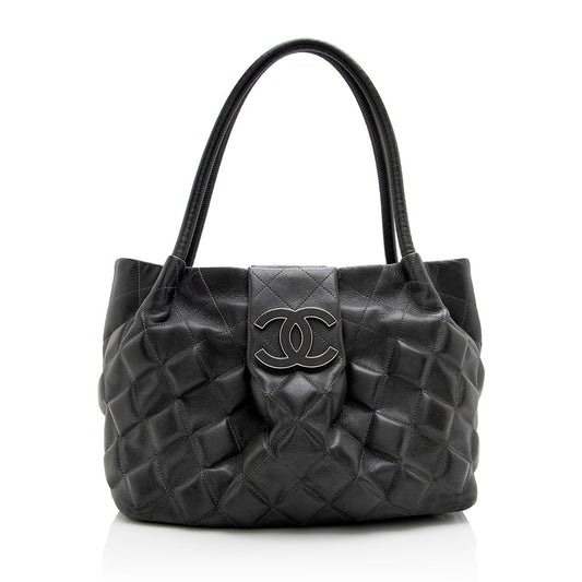 Chanel Small Calfskin Luxury Tote Rovelle Bags