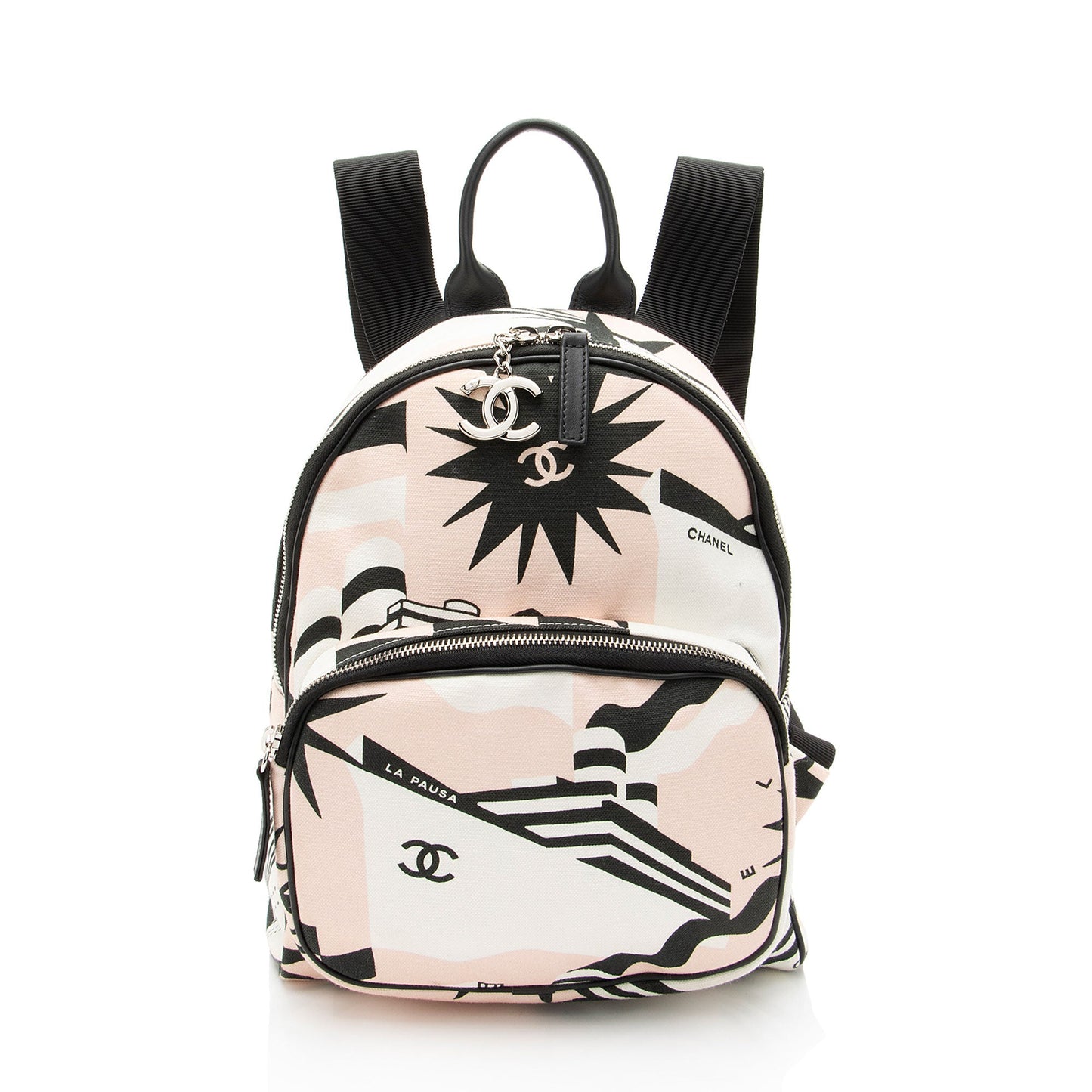 Chanel Canvas La Pausa Bay Backpack Rovelle Bags