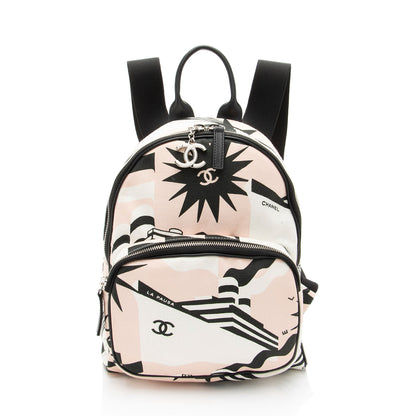 Chanel Canvas La Pausa Bay Backpack Rovelle Bags