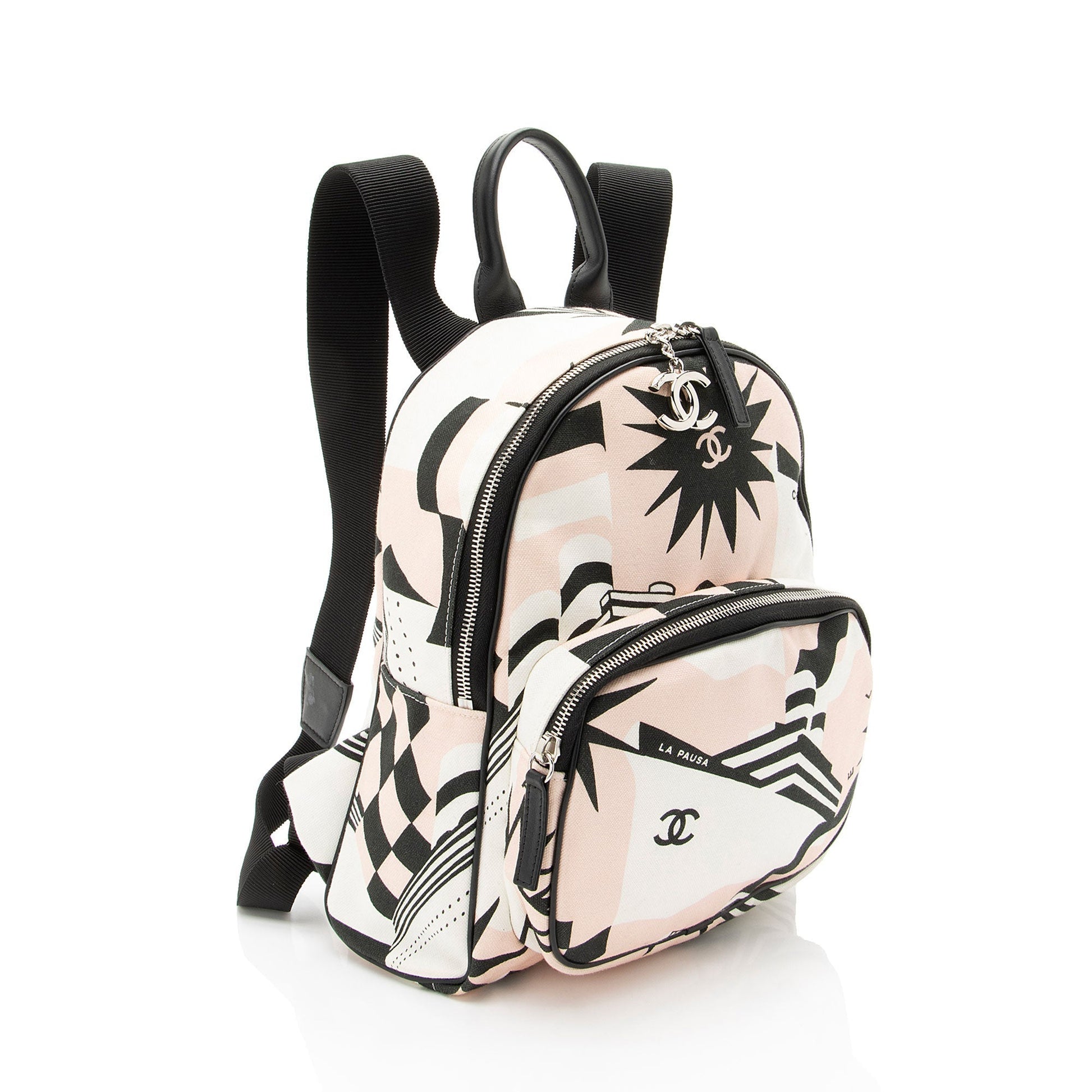 Chanel Canvas La Pausa Bay Backpack Rovelle Bags