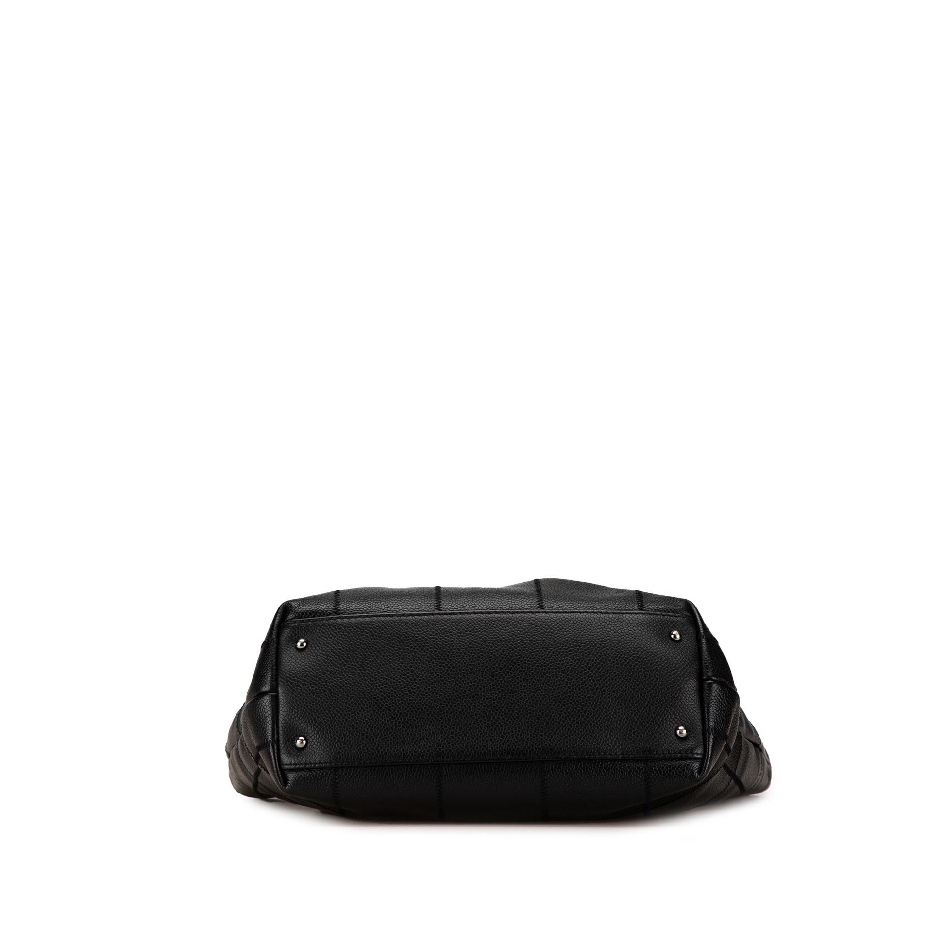 Chanel Gabrielle Caviar Black Tote Bag Style 7 Rovelle Bags