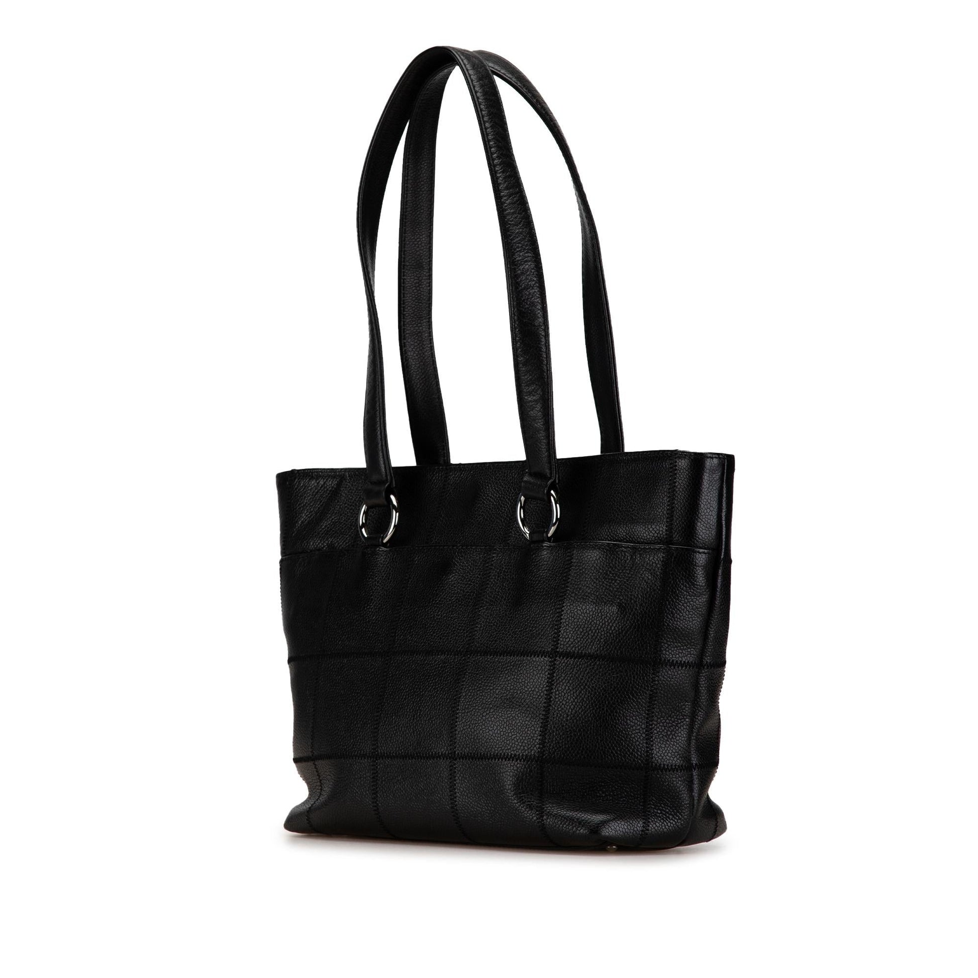 Chanel Gabrielle Caviar Black Tote Bag Style 7 Rovelle Bags