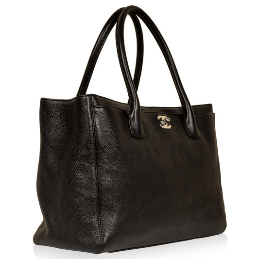 Chanel Timeless Caviar Black Tote Bag Rovelle Bags