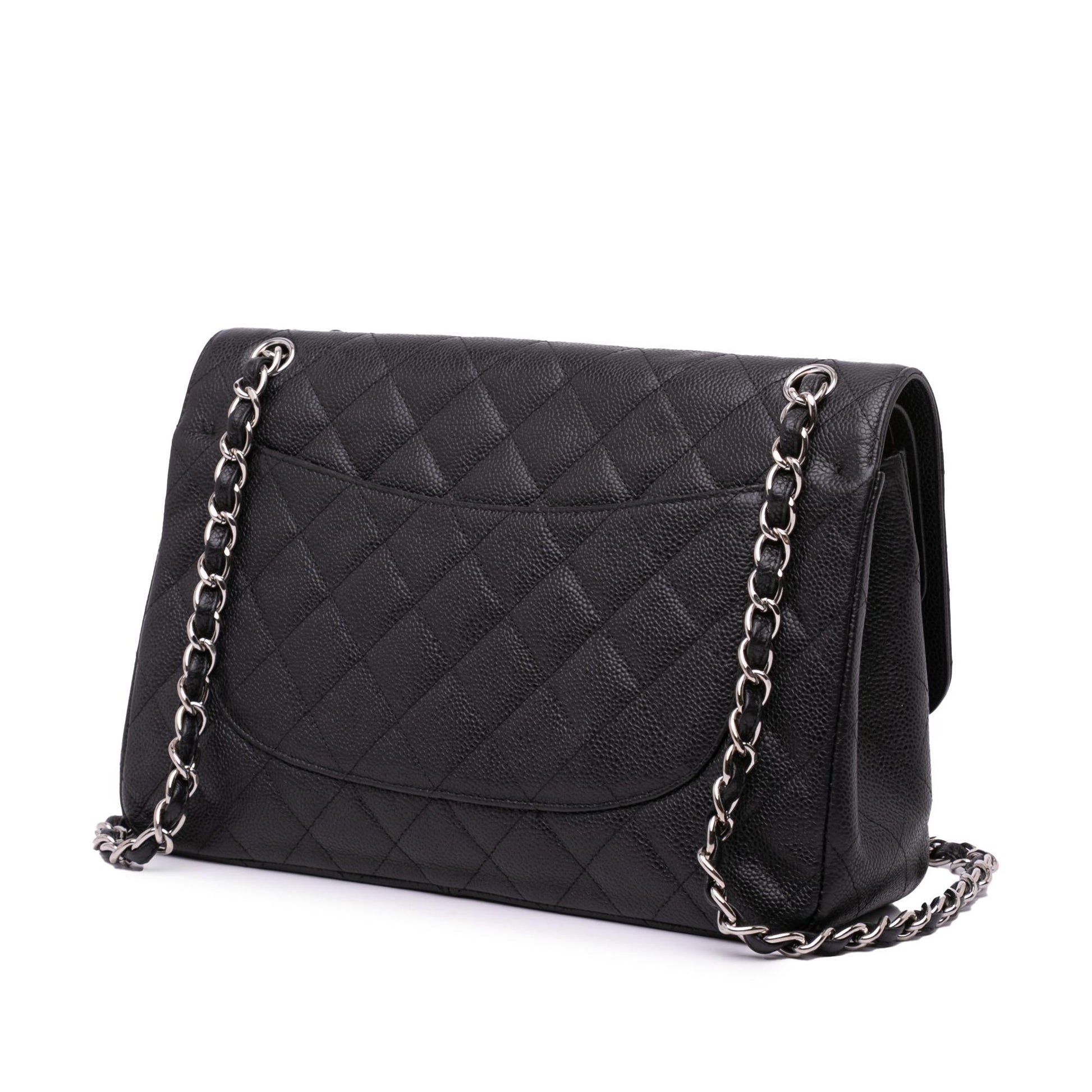 Chanel Gabrielle Caviar Black Shoulder Bag Style 2 Rovelle Bags