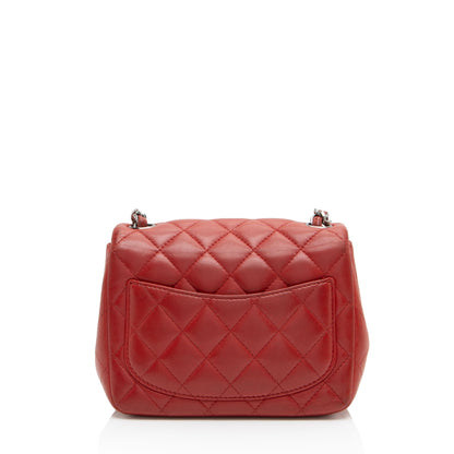 Chanel Lambskin Classic Square Extra Mini Flap Bag Rovelle Bags