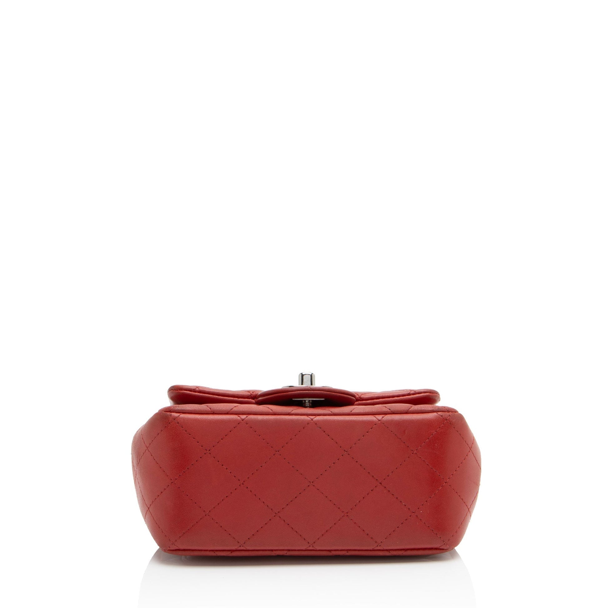 Chanel Lambskin Classic Square Extra Mini Flap Bag Rovelle Bags