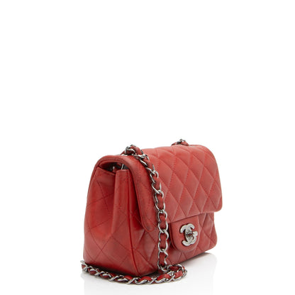 Chanel Lambskin Classic Square Extra Mini Flap Bag Rovelle Bags