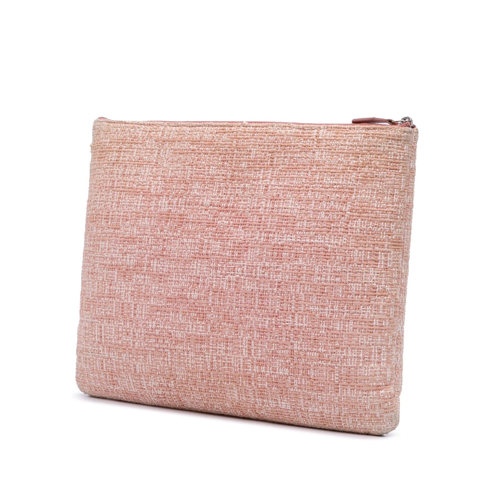 Chanel Large Tweed Deauville O Case Clutch Rovelle Bags