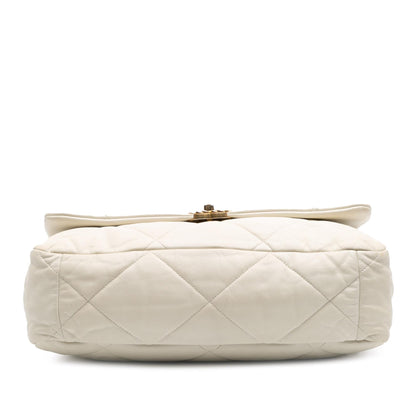 Chanel Gabrielle Lambskin White Shoulder Bag Rovelle Bags