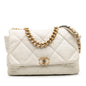 Chanel Gabrielle Lambskin White Shoulder Bag Rovelle Bags