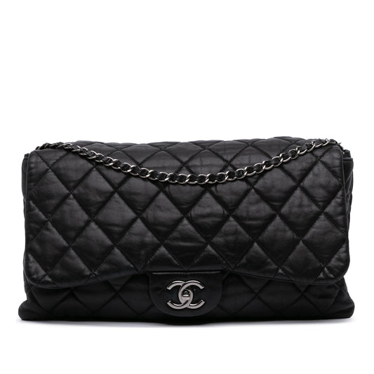 Chanel Maxi Quilted Lambskin 3 Flap Rovelle Bags