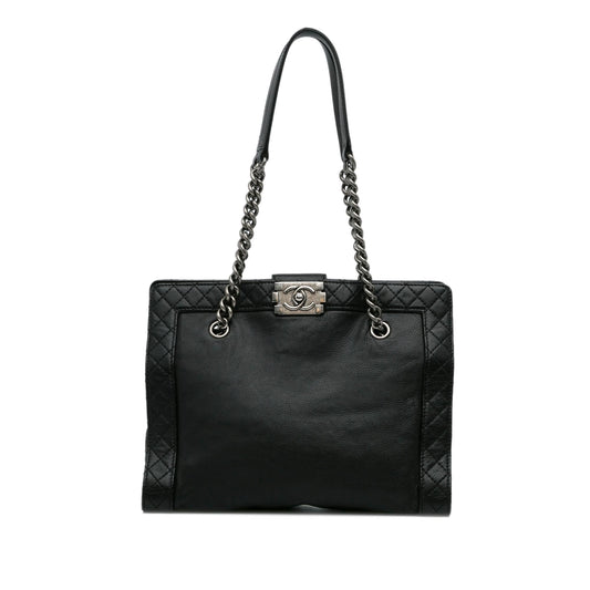 Chanel Medium Calfskin Boy Reverso Shopping Tote Rovelle Bags