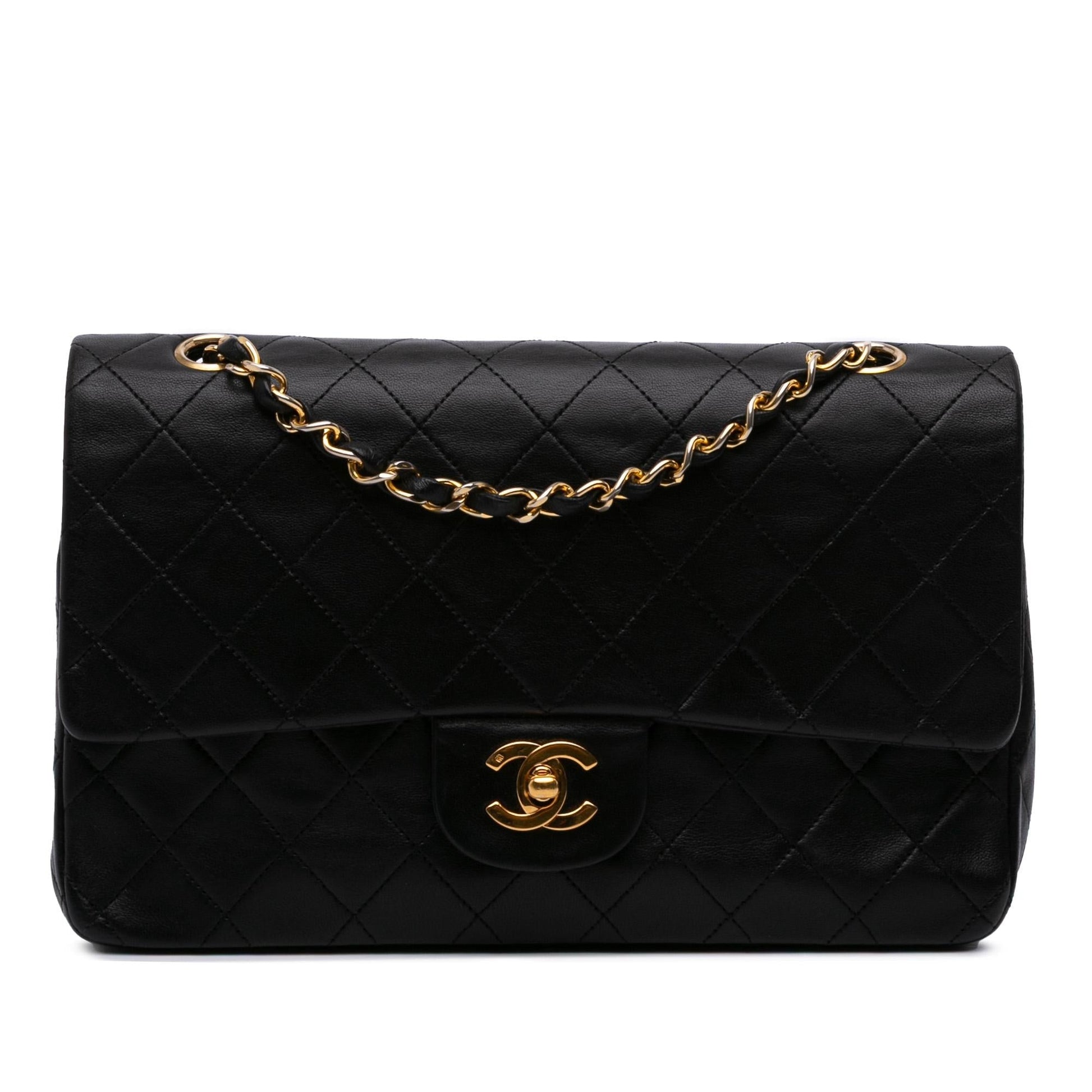 Chanel Gabrielle Lambskin Black Shoulder Bag Style 7 Rovelle Bags