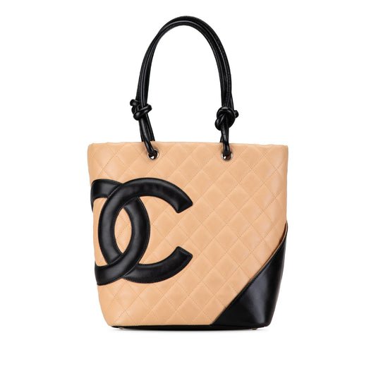 Chanel Medium Lambskin Cambon Ligne Tote Rovelle Bags