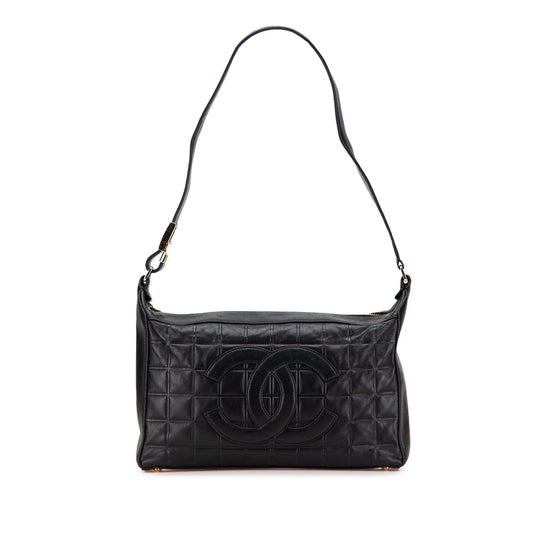 Chanel Medium Lambskin Chocolate Bar Shoulder Bag Rovelle Bags