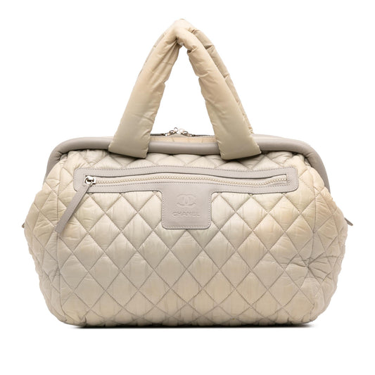 Chanel Medium Nylon Coco Cocoon Bowling Bag Rovelle Bags