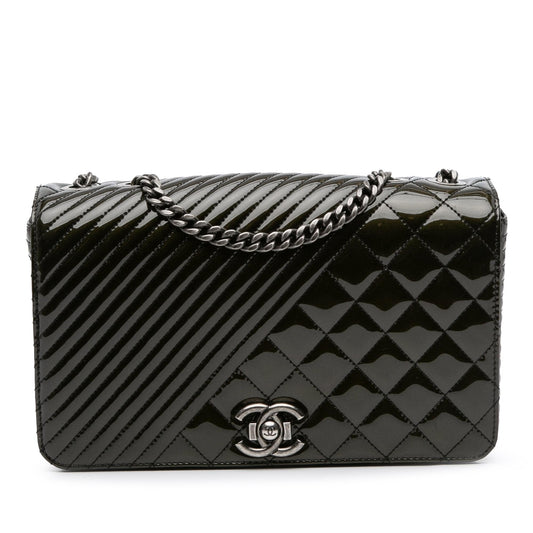 Chanel Medium Patent Coco Boy Flap Rovelle Bags