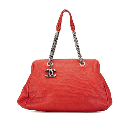 Chanel Medium Quilted Caviar Frame Tote Rovelle Bags