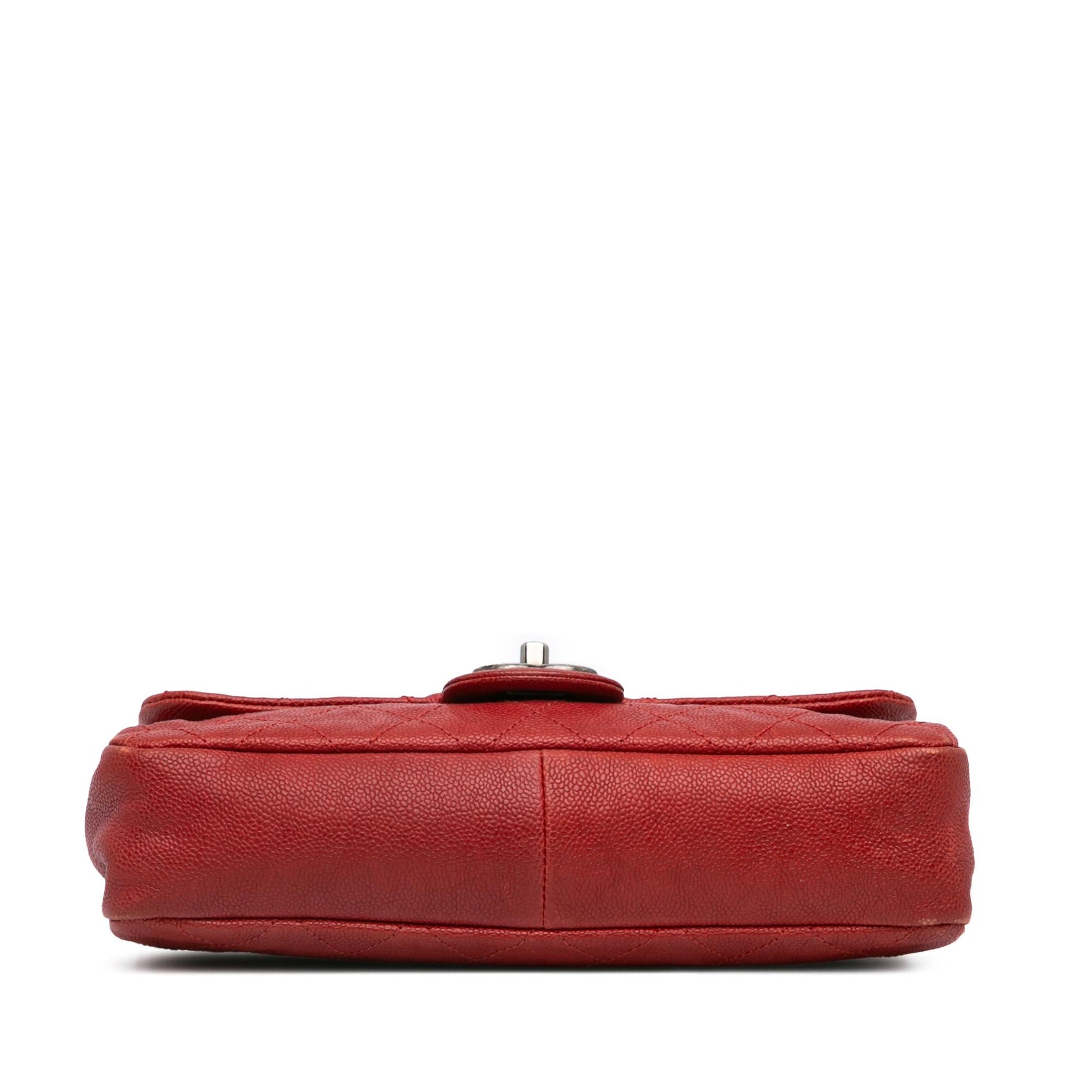 Chanel Medium Quilted Caviar Simply Cc Flap Rovelle Bags