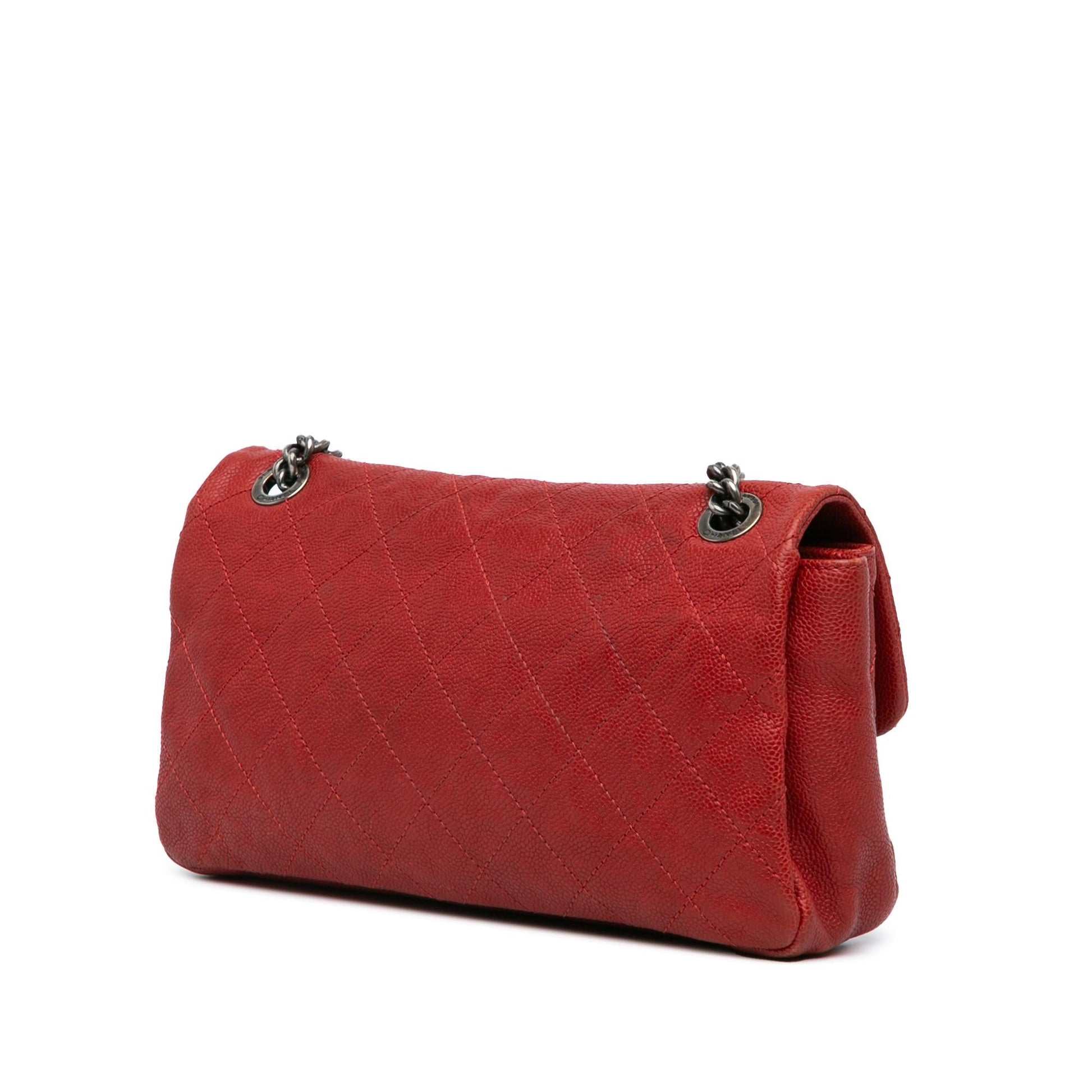 Chanel Medium Quilted Caviar Simply Cc Flap Rovelle Bags