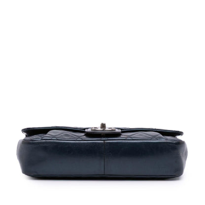 Chanel Medium Quilted Glazed Calfskin Coco Pleats Flap Rovelle Bags
