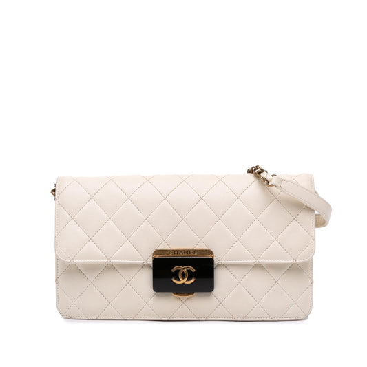 Chanel Medium Sheepskin Beauty Lock Flap Rovelle Bags