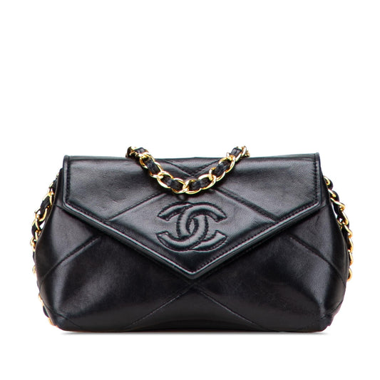 Chanel Mini Cc Quilted Lambskin Single Flap Rovelle Bags