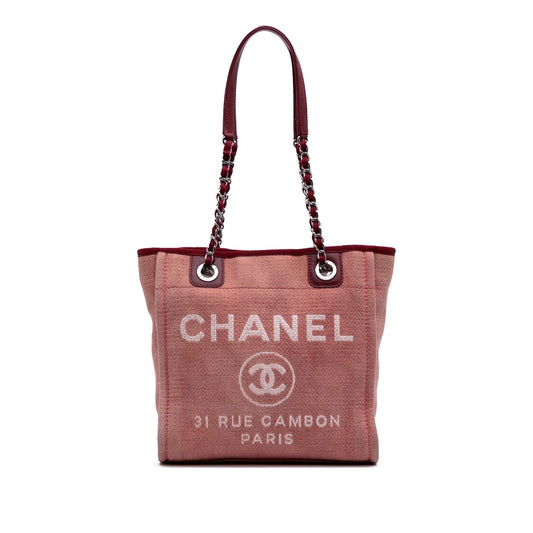 Chanel Mini Canvas Deauville Tote Rovelle Bags