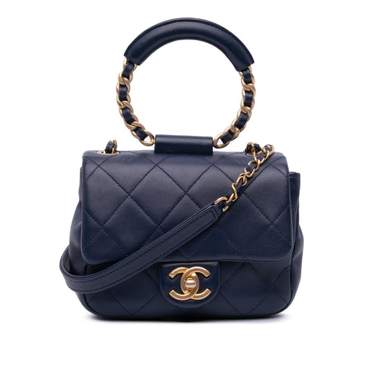 Chanel Mini Lambskin In The Loop Flap Rovelle Bags