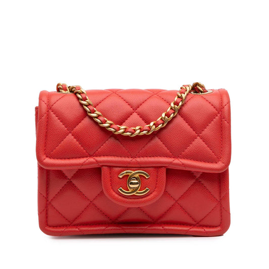 Chanel Mini Quilted Caviar Sweet Classic Flap Rovelle Bags