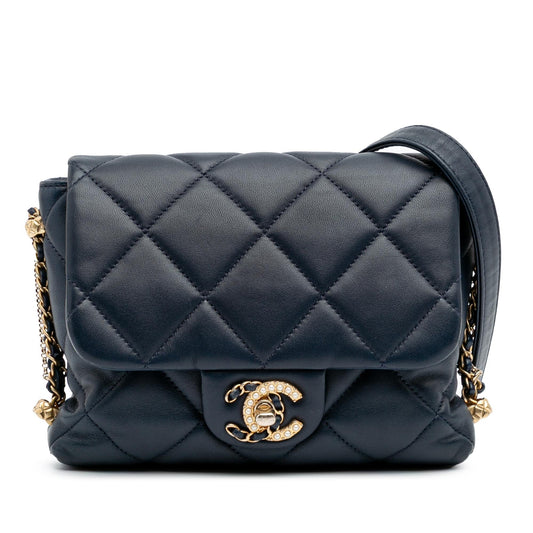Chanel Mini Quilted Lambskin Crush On Chains Flap Rovelle Bags