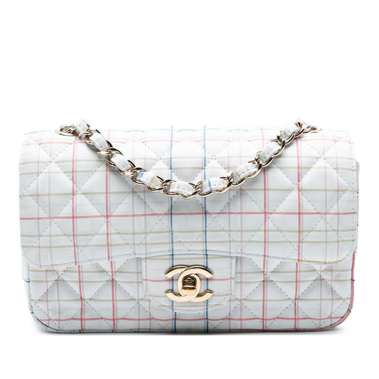 Chanel Mini Rectangular Classic Printed Calfskin Single Flap Rovelle Bags