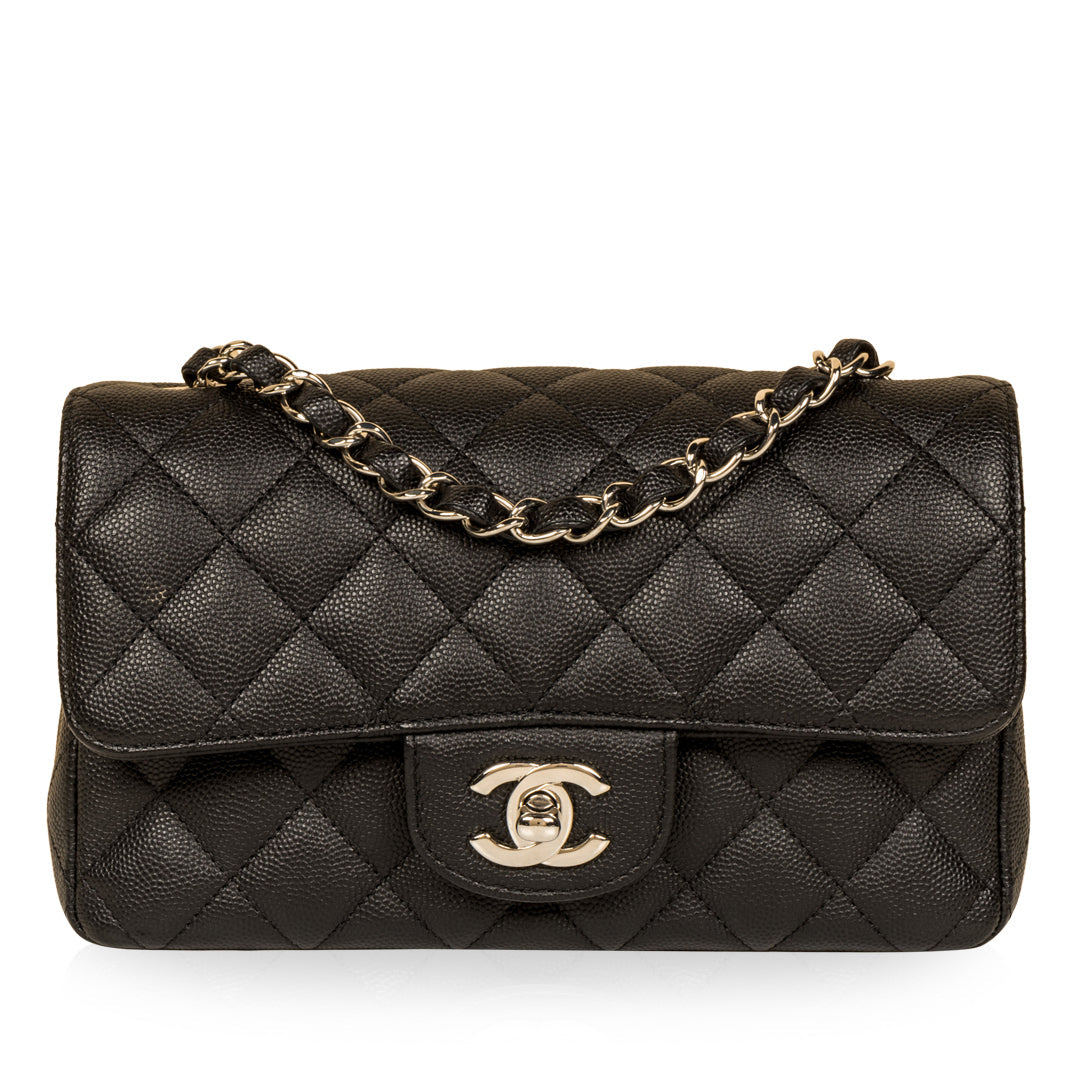 Chanel Classic Flap Caviar Black Shoulder Bag Style 104 Rovelle Bags