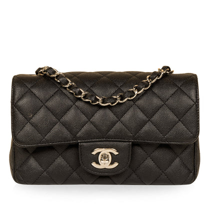 Chanel Classic Flap Caviar Black Shoulder Bag Style 104 Rovelle Bags