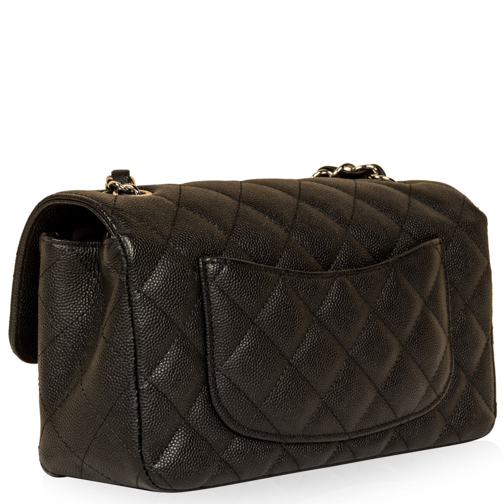 Chanel Classic Flap Caviar Black Shoulder Bag Style 104 Rovelle Bags