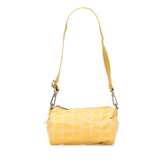 Chanel New Travel Line Nylon Barrel Shoulder Bag Rovelle Bags